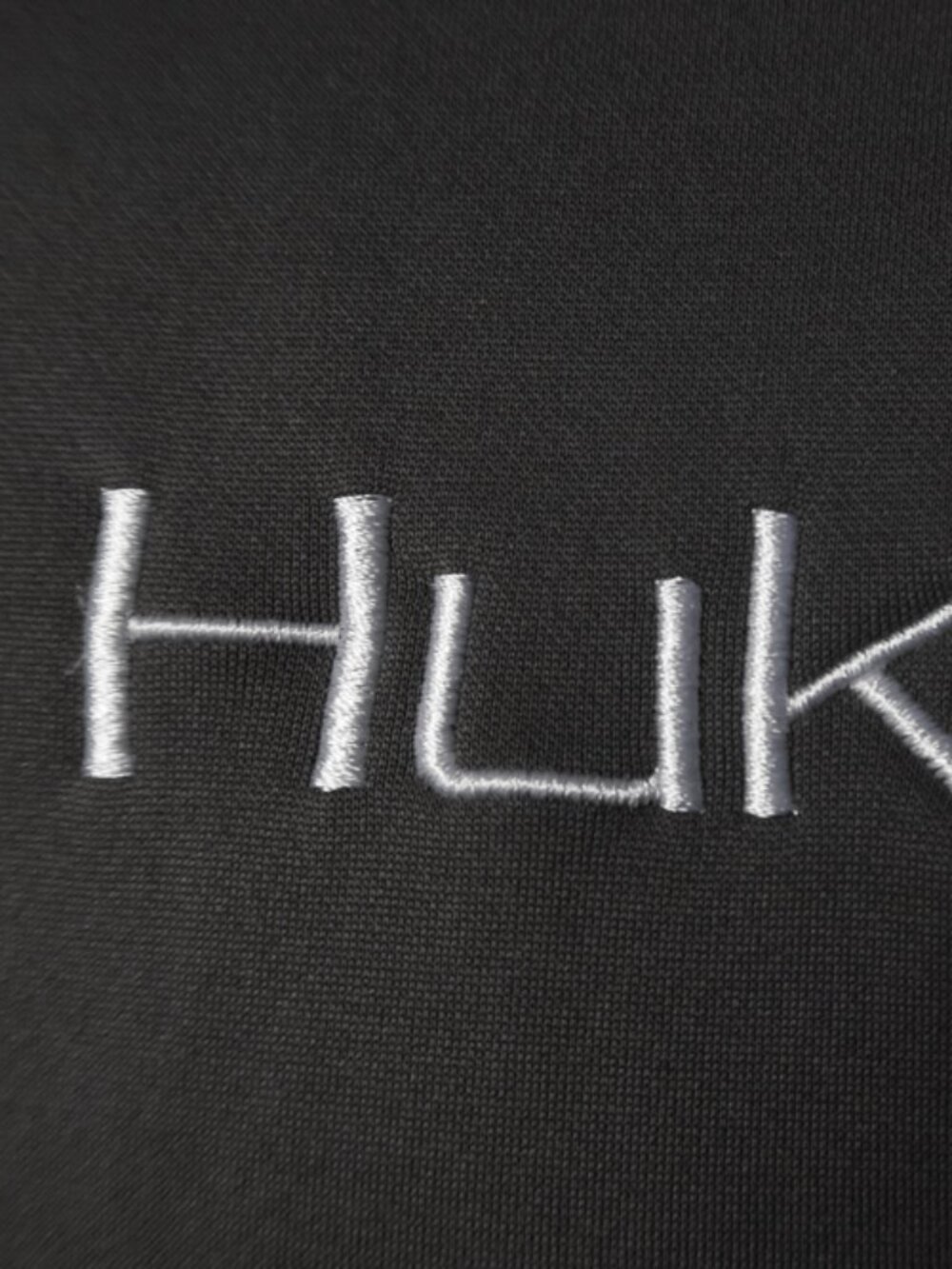 Huk Performance Fishing Gray Half Zip Jacket (L) OMG! 😎 🐟